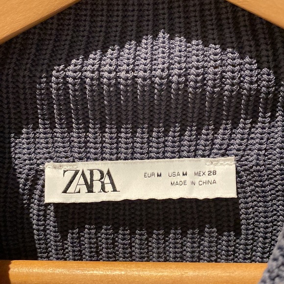 Zara gunmetal grey oversized turtleneck sweater - Picture 4 of 4